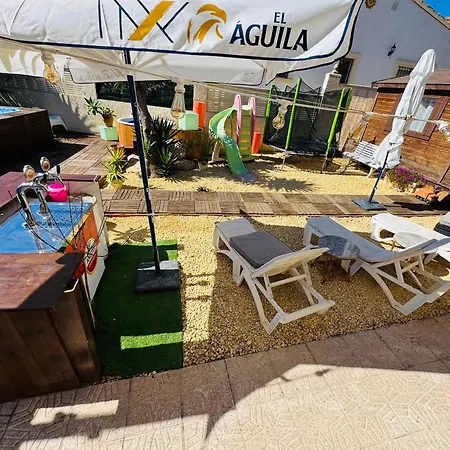 Privado Piscina A 5min De La Playa Y Centro Jacuzzi Barbacoa Wifi Aire Vakantiehuis