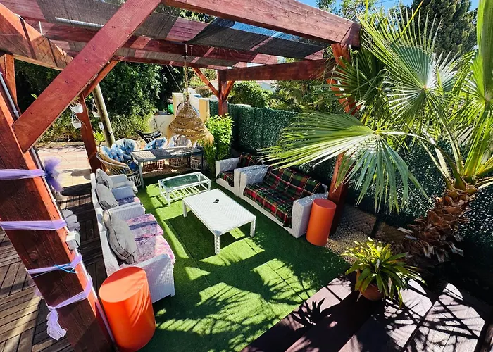 Prázdninový dům Privado Piscina A 5min De La Playa Y Centro Jacuzzi Barbacoa Wifi Aire *