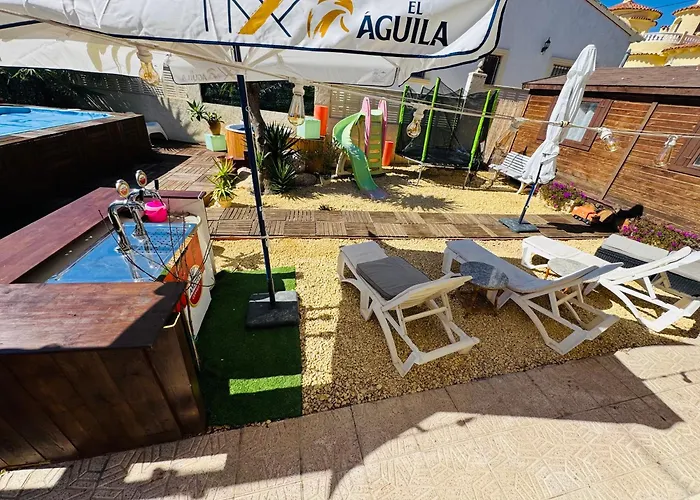 Privado Piscina A 5min De La Playa Y Centro Jacuzzi Barbacoa Wifi Aire Casa vacanze