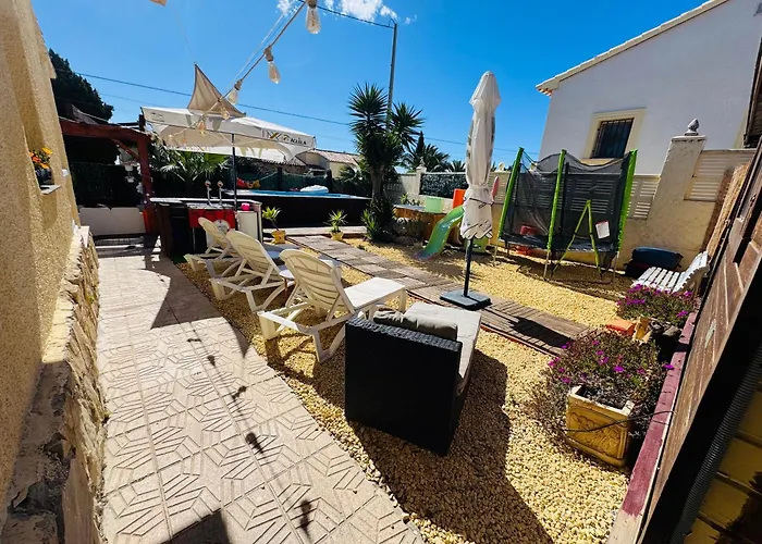 Prázdninový dům Privado Piscina A 5min De La Playa Y Centro Jacuzzi Barbacoa Wifi Aire