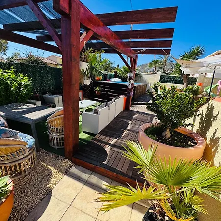 Privado Piscina A 5min De La Playa Y Centro Jacuzzi Barbacoa Wifi Aire Дом отдыха *