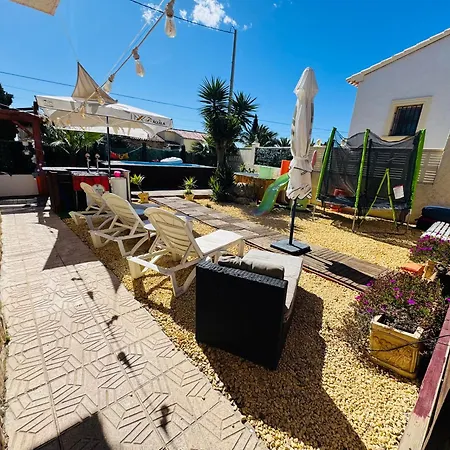 Tatil Evi Privado Piscina A 5min De La Playa Y Centro Jacuzzi Barbacoa Wifi Aire