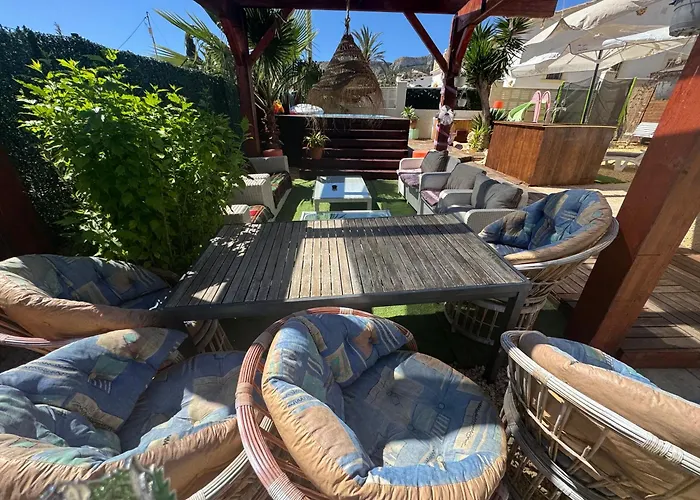 Дом отдыха Privado Piscina A 5min De La Playa Y Centro Jacuzzi Barbacoa Wifi Aire *