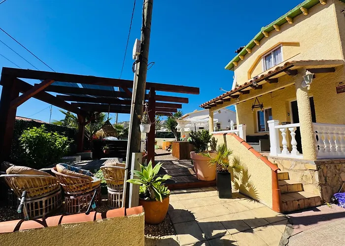 Privado Piscina A 5min De La Playa Y Centro Jacuzzi Barbacoa Wifi Aire Кальпе